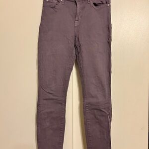 7 For All Mankind Purple Jeans